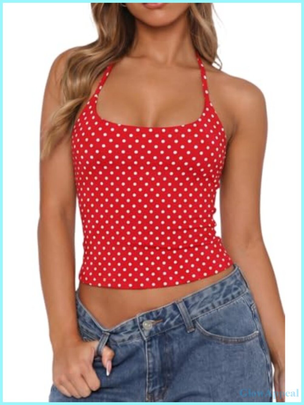 Self Tie Halter Neck Double Lined Cropped Top - Sleeveless Bodycon Slim Fit